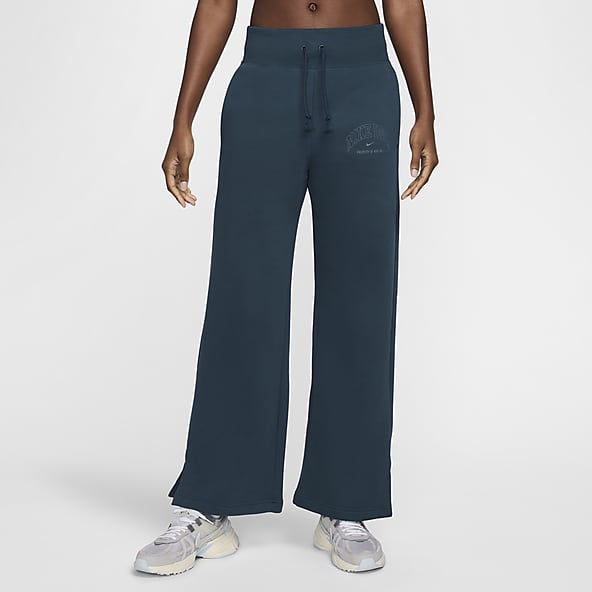 Nike blue sweatpants womens clearance